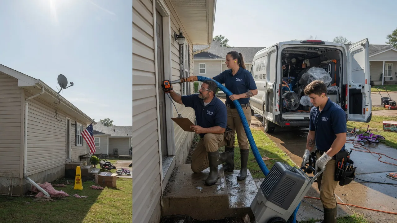 Ceiling Water Damage Restoration in Overton, TX near me